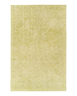 Hilary Farr Knotted Earth Hke06 Area Rug, 4' X 6' In Maize