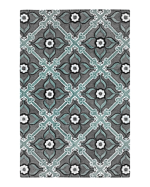 Hilary Farr Peranakan Tile Hpt01 Area Rug, 8' X 10'6 In Jade