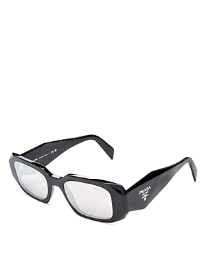 PRADA SYMBOLE RECTANGULAR SUNGLASSES, 49MM