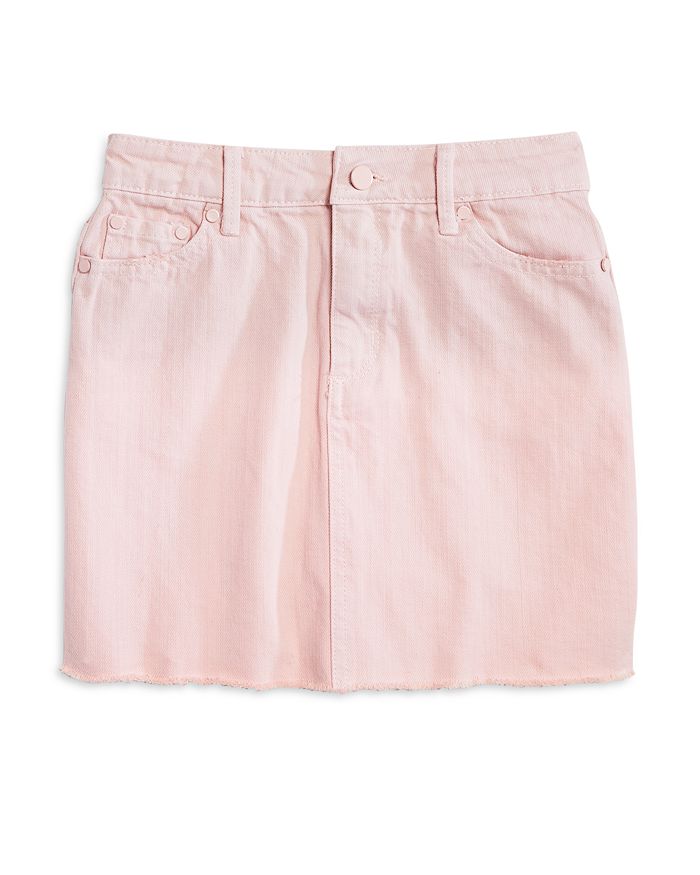 AQUA Girls' Pink Denim Skirt, Big Kid - 100% Exclusive | Bloomingdale's