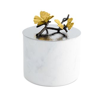 Michael Aram - Butterfly Ginkgo Large Luxe Marble Candle