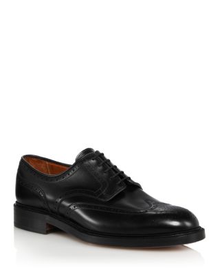 Polo Ralph Lauren Men's Leather Lace Up Wingtip Dress Shoes