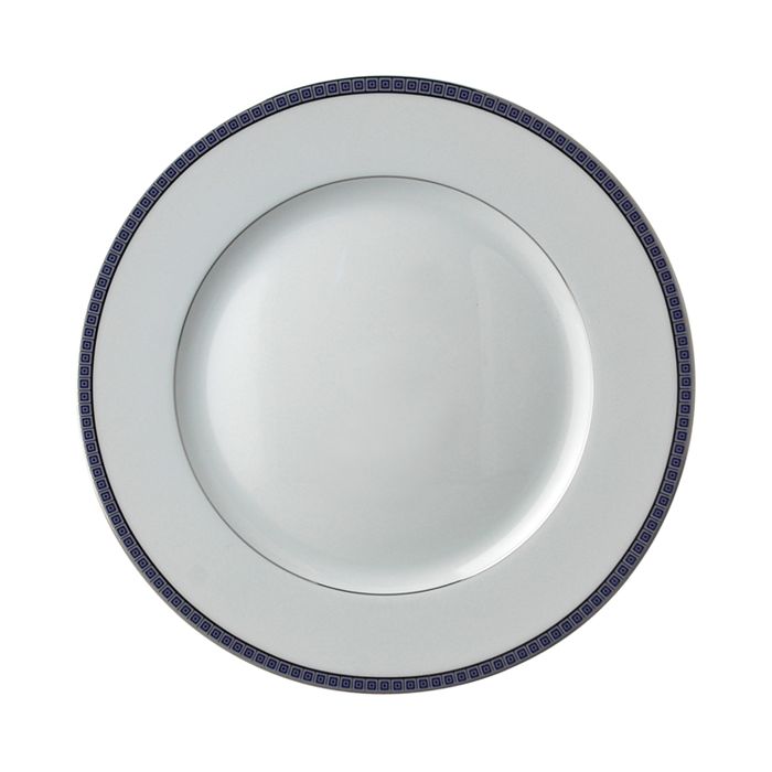Bernardaud Athena Dinner Plate In Platinum Navy