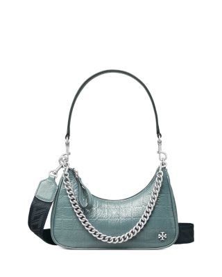 Tory Burch - 151 Mercer Small Quilted Patent Crescent Shoulder Bag