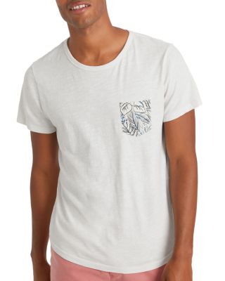 contrast pocket tee