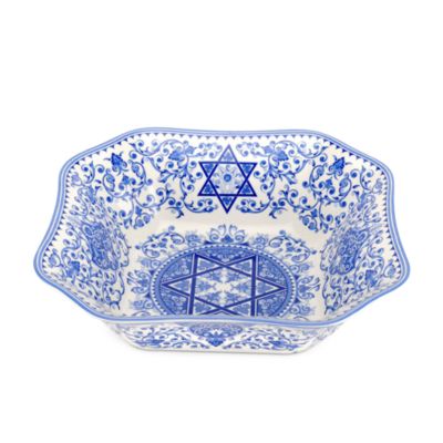 Judaica Square Salad/Serving Dish