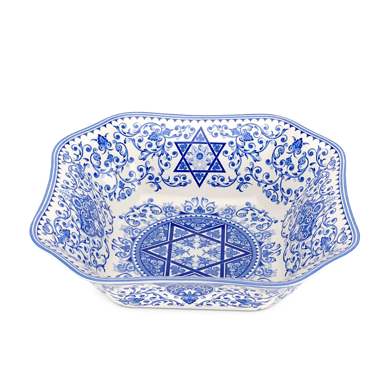 Spode Judaica Square Salad/Serving Dish