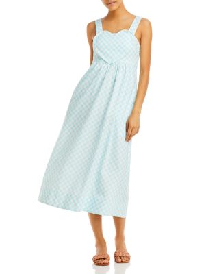 Kerri Rosenthal Emma Heart Print Midi Dress | Bloomingdale's Women