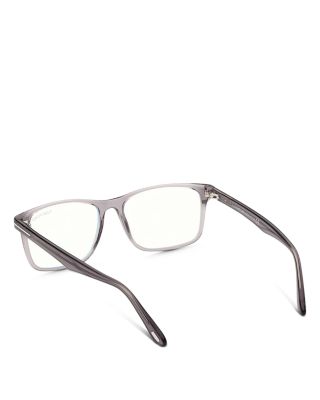 Men&#39;s Square Blue Light Glasses, 55mm