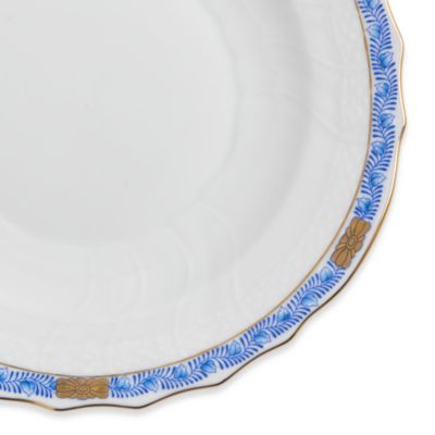 Chinese Bouquet Salad Plate, Garland Blue