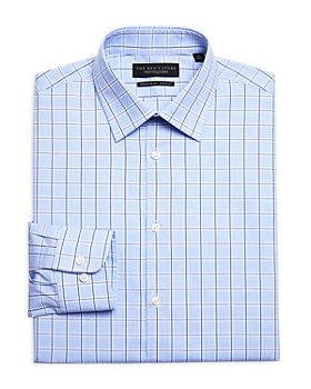 The Men's Store at Bloomingdale's - Cotton Stretch Check Convertible Cuff Regular Fit Dress Shirt - 100% Exclusive