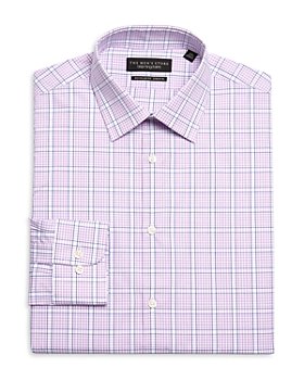 The Men's Store at Bloomingdale's - Cotton Stretch Check Regular Fit Dress Shirt - 100% Exclusive