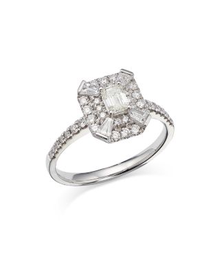 Bloomingdale's Fine Collection - Diamond Mosaic Ring in 14k White Gold, 0.95 tcw