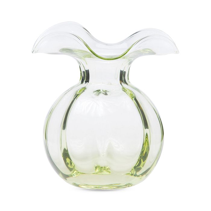 VIETRI Hibiscus Glass Medium Fluted Vase