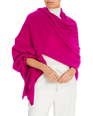 C By Bloomingdale's Cashmere Travel Wrap - 100% Exclusive In Mulberry