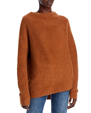 Mock Neck Brushed Cashmere Sweater - 100% Exclusive