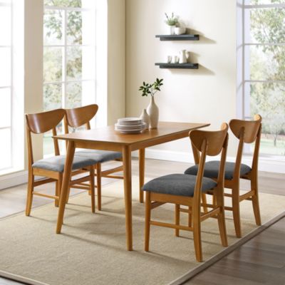 taurean 5 piece solid wood dining set