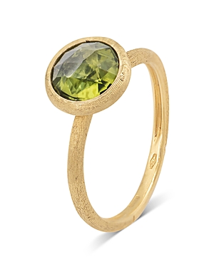 Shop Marco Bicego 18k Yellow Gold Jaipur Color Peridot Stackable Ring