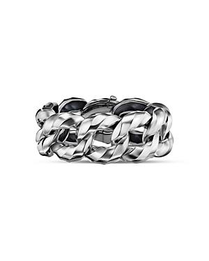 Photos - Bracelet David Yurman Cable Edge Curb Chain  in Recycled Sterling Silver B1 