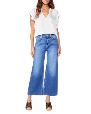 Anessa High Rise Wide Leg Ankle Jeans
