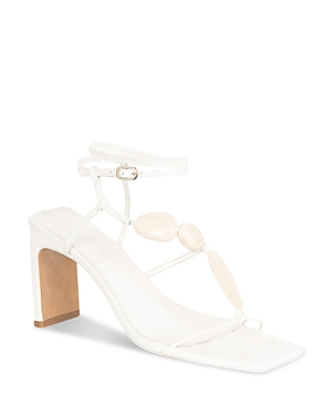 Simkhai Theresa Strappy Heeled Sandals In Bone
