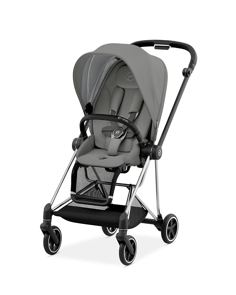 Cybex Mios 3 Compact Lightweight Stroller in Chrome/Black