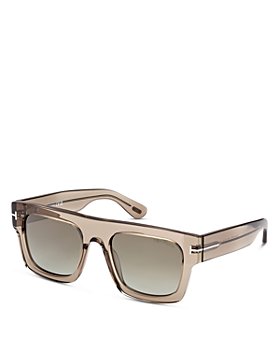 Tom Ford -  Fausto Geometric Sunglasses, 53mm