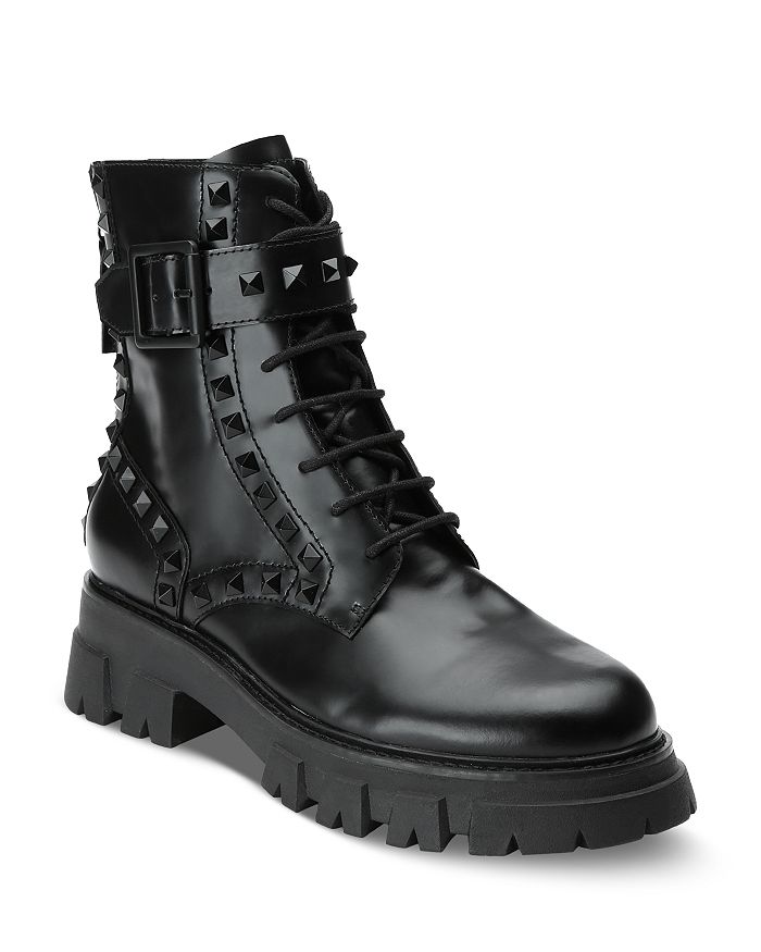 Ash Women's Lewis Studded Lace Up Boots | Bloomingdale's