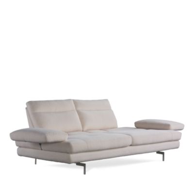 Sabrina Fabric Sofa, Metal Legs