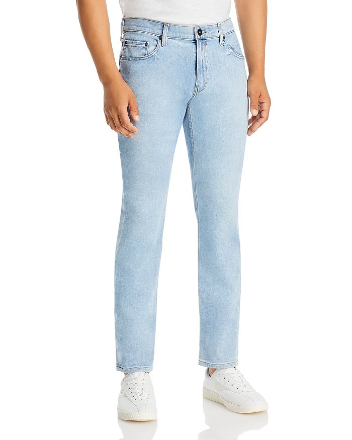 PAIGE Federal Straight Slim Fit Jeans in Byers | Bloomingdale's