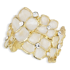 Shop Olivia Riegel Dogwood Napkin Ring, Set Of 4 In Gold
