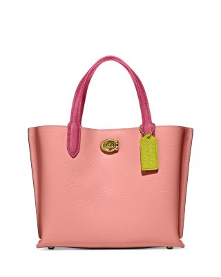 COACH Willow 24 Large Color Block Tote | Bloomingdale's