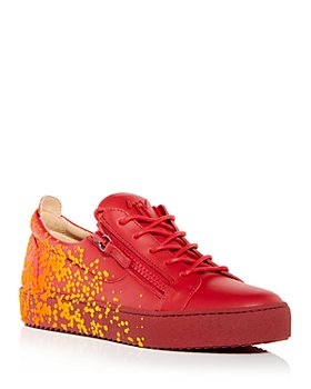 Womens Mens Shoes Mens Trainers Low-top trainers Giuseppe Zanotti Gail Glitter in Yellow 
