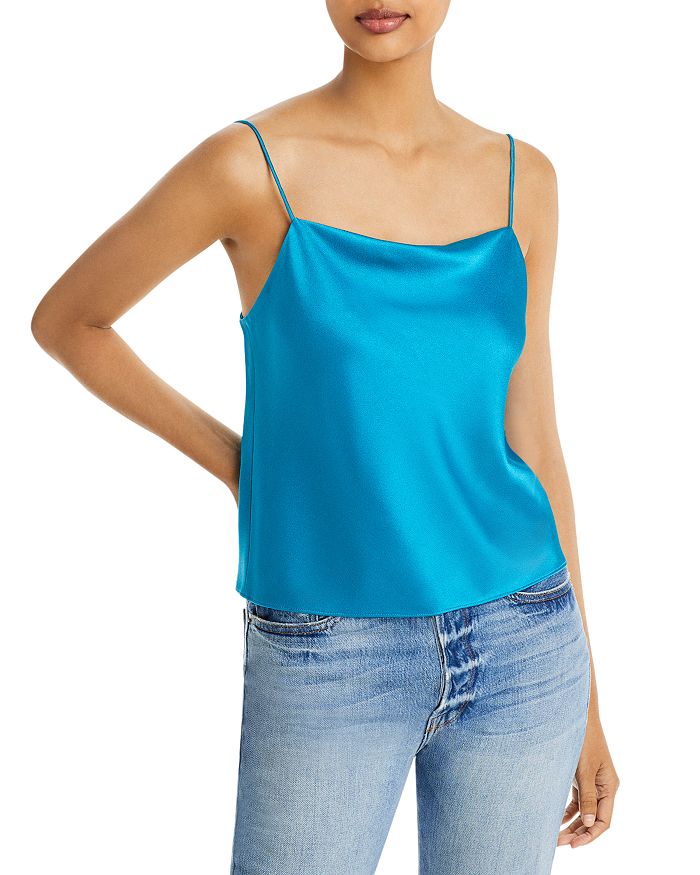 Alice and Olivia Harmon Drapey Slip Tank Bloomingdale s