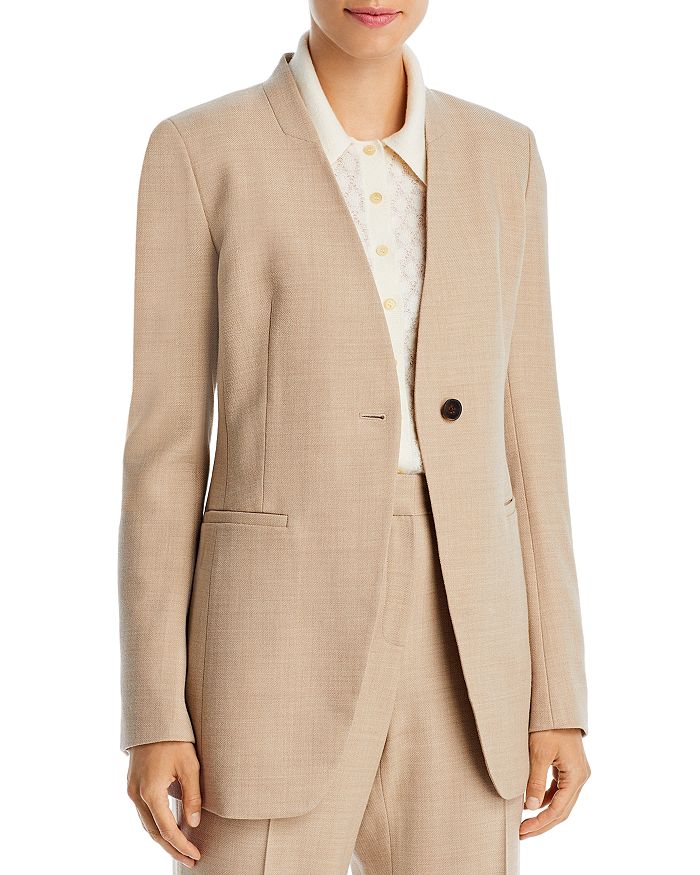 Lafayette 148 New York Single Button Blazer Bloomingdale's