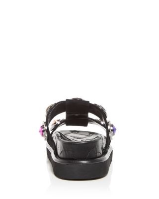 Women&#39;s Orson Embellished Platform Slide Sandals