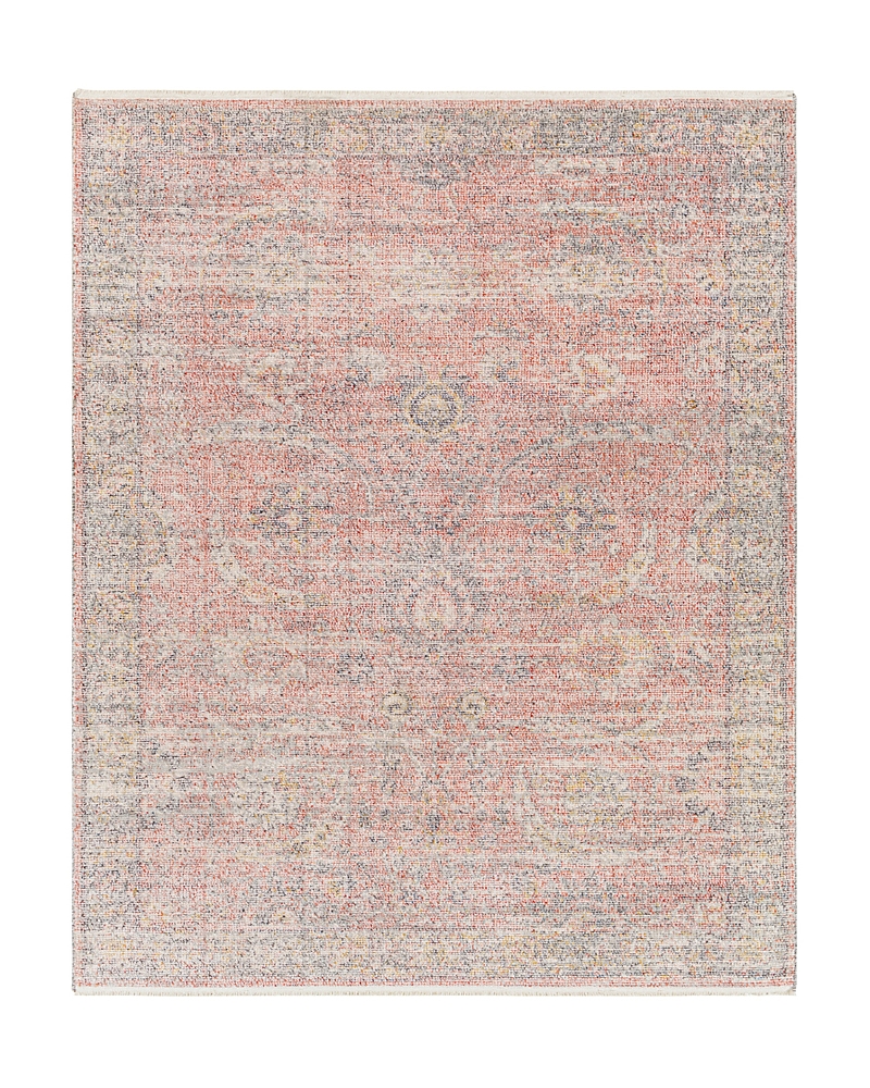Surya Subtle Sub-2317 Area Rug, 5'3 X 7' In Rose Ivory