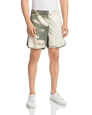 Blue Sky Inn Printed Shadow Viscose Shorts In A-o Print