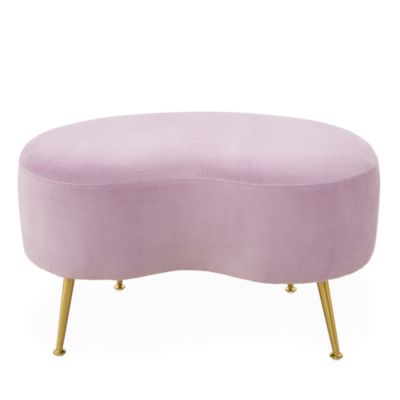 Jonathan Adler Kidney Ottoman In Purple