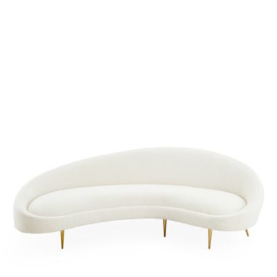 Ether Curved Fabric Sofa