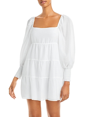 ALICE AND OLIVIA ALICE AND OLIVIA ROWEN TIERED TIE BACK DRESS