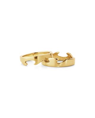 18K Yellow Gold Fusion End Ring