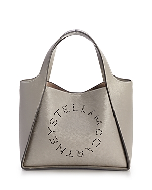 Stella Mccartney Stella Logo Crossbody Bag In Smoke