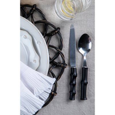 Bamboo Black 5-Piece Flatware Place Setting