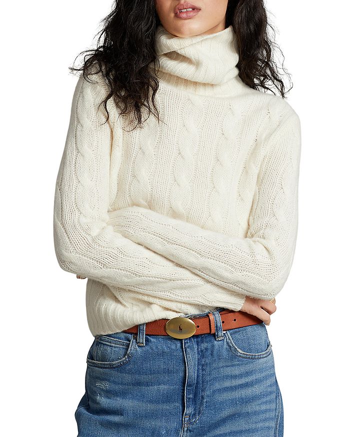 Ralph Lauren Cable Knit Turtleneck Sweater