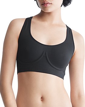 Calvin Klein Embossed Icon Cotton Light Lined Triangle Bralette