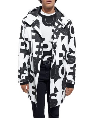 The Kooples Logo Hooded Parka