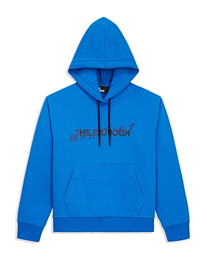 Shop The Kooples What Is Graphic Hoodie In Blue