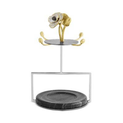 Anemone Demitasse Cup & Saucer Set with Stand