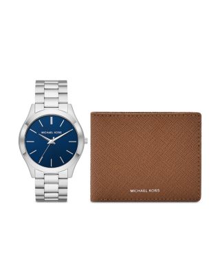 Michael kors slim runway deals watch silver